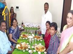 அடடடடா..! 173 வகை சாப்பாடு... மருமகனை விழுந்து, விழுந்து கவனித்த மாமனார் - மாமியார்..! ஆந்திராவில் அசத்தல்