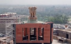 Central Vista : తుది హంగులు అద్దుకుంటున్న నూతన పార్లమెంట్ భవనం