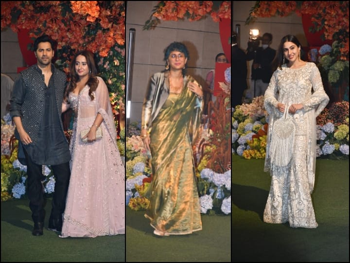 Bollywood Celebs At Anant-Radhika Engagement: अनंत अंबानी और राधिका मर्चेंट की ग्रैंड इंगेजमेंट सेरेमनी में बॉलीवुड के दिग्गज सितारों ने शिरकत की है. सेलेब्स एक से एक स्टाइलिश लुक में पहुंचे..