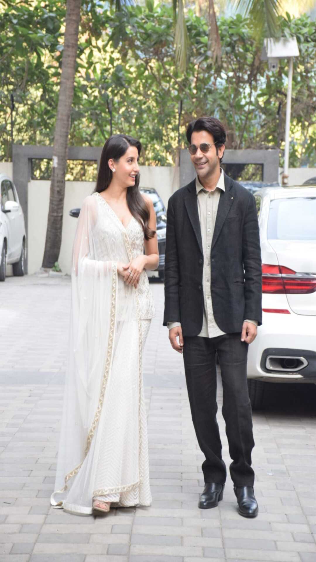 Nora Fatehi And Rajkummar Rao Promote Their Music Video In Style