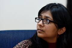 Photo: दिल्ली महिला आयोगाच्या अध्यक्षा स्वाती मालीवाल यांच्यासोबत छेडछाड