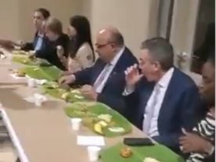 यूके के पीएम ऋषि सुनक का हाल ही में उनकी पोंगल लंच पार्टी में अधिकारियों के केले के पत्तों पर खाने का वीडियो वायरल हुआ है, लेकिन असल में ये पार्टी उन्होंने दी ही नहीं थी.