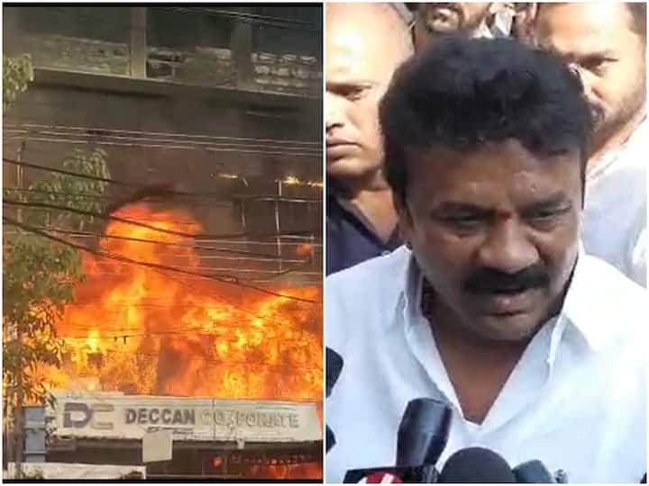 Secunderabad Deccan Knitwear fire accident Minister Talasani Srinivas Yadav says strict action on godown owners Secunderabad Fire Accident : ఇళ్ల మధ్య అనుమతులు లేని పరిశ్రమలు, గోదాంలపై కఠిన చర్యలు- మంత్రి తలసాని