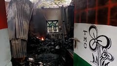 পাঁশকুড়ার মঙ্গলদারি এলাকায় তৃণমূল কংগ্রেসের দলীয় কার্যালয়ে আগুন, ভষ্মীভূত দরকারি নথি ও কাগজ