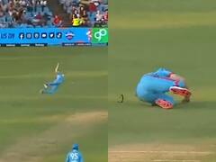 Watch: कैच पकड़ने के लिए हवा में कई फीट ऊंचा उछल गए जेम्स नीशम, वीडियो देख आपके मुंह से निकलेगा वाह!