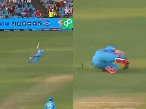 watch james neesham took a amazing catch in sa20 against joburg super kings see video Watch: ਕੈਚ ਫੜਨ ਲਈ ਜੇਮਸ ਨੀਸ਼ਮ ਨੇ ਕਈ ਫੁੱਟ ਉੱਚੀ ਹਵਾ 'ਚ ਮਾਰੀ ਛਾਲ, ਵੀਡੀਓ ਦੇਖ ਤੁਸੀਂ ਰਹਿ ਜਾਓਗੇ ਹੈਰਾਨ!