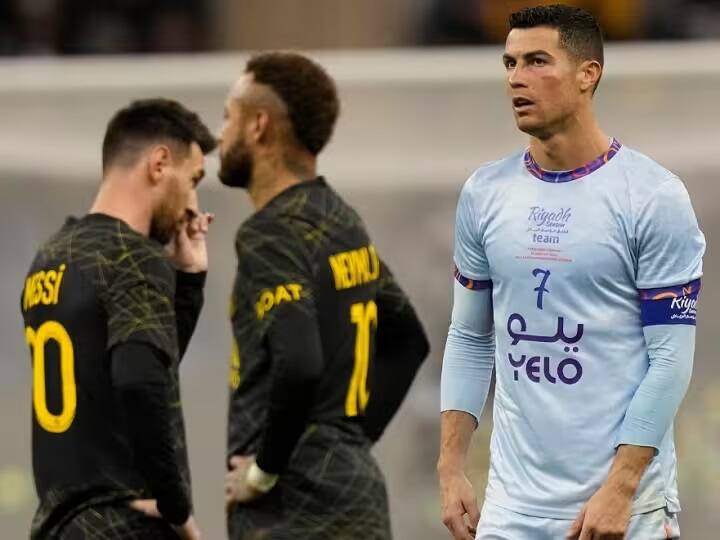 messi vs ronaldo friendly match: PSG vs Riyadh All Star XI match and psg won against riyadh all star xi PSG vs Riyadh All Star XI: રોનાલ્ડોએ કર્યા બે ગૉલ પરંતુ હારી ગયુ રિયાદ ઓલસ્ટાર, મેસ્સીની PSG એ 5-4થી જીતી મેચ