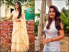 साड़ी-लहंगा-चुनरी से लेकर क्रॉप टॉप में इतनी ग्लैमरस दिखती हैं 'इमली', देखें मेघा चक्रवर्ती के स्टनिंग लुक्स