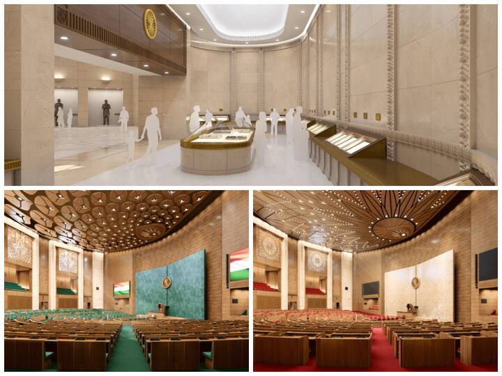 The government has released the layout and photos of the new Parliament building.