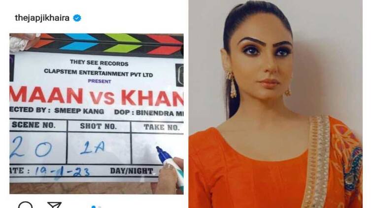 punjabi actress japji kahira announces her new movie maan vs khan details inside Japji Khaira: ਜਪਜੀ ਖਹਿਰਾ ਵੱਲੋਂ ਨਵੀਂ ਫਿਲਮ ਦਾ ਐਲਾਨ, ਚੜ੍ਹਦੇ ਤੇ ਲਹਿੰਦੇ ਪੰਜਾਬ ਦੀ ਕਹਾਣੀ ਬਿਆਨ ਕਰੇਗੀ 'ਮਾਨ ਵਰਸਿਜ਼ ਖਾਨ'