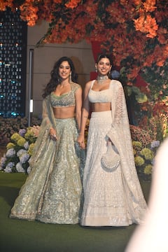 Decoding Janhvi Kapoor And Khushi Kapoor's Look For Anant Ambani And Radhika Merchant's Engagement