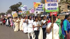 Shanti Maha Muk Morcha : सांगलीमध्ये ख्रिस्ती समाजाकडून शांती महा मूक मोर्चा