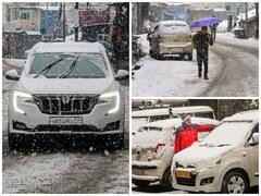 Snowfall In Land Subsidence-Hit Joshimath Intensifies Cold — IN PICS