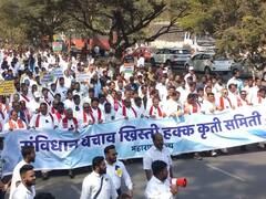 Shanti Maha Muk Morcha : सांगलीमध्ये ख्रिस्ती समाजाकडून शांती महा मूक मोर्चा