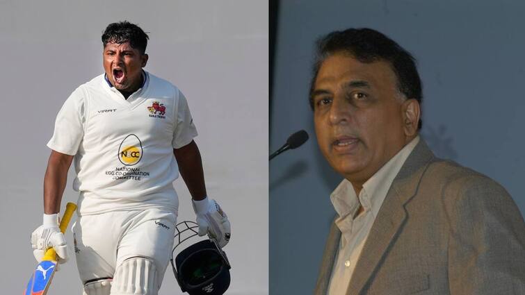 Sunil Gavaskar blasts critics questioning Sarfaraz Khan's fitness Gavaskar On Sarfaraz: ক্রিকেট না ফ্যাশন শো, সরফরাজের ফিটনেস প্রসঙ্গে সমালোচকদের কড়া জবাব দিলেন গাওস্কর