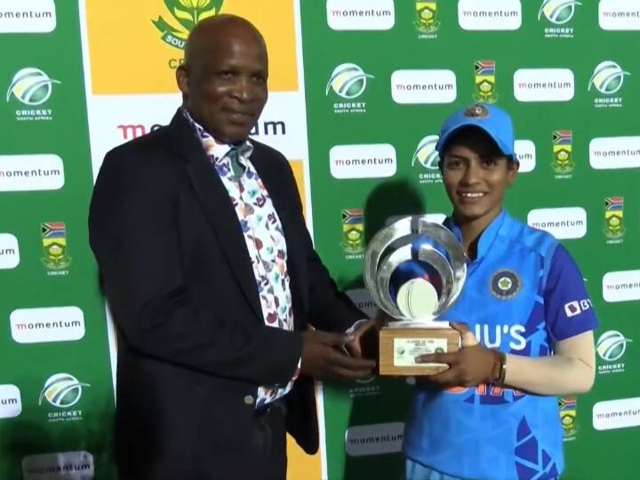INDW vs SAW who is amanjot kaur won player of the match award in debut t20i INDW vs SAW: जानिए कौन हैं अमनजोत कौर? जिन्होंने डेब्यू टी20 में जीता प्लेयर ऑफ द मैच अवॉर्ड