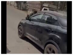 Bengaluru Woman Drives With Man Clinging Over Car's Bonnet For 1 Km. WATCH