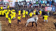 தருமபுரியில் 3ஆம் ஆண்டு ஜல்லிக்கட்டு போட்டி - சீறிப்பாய்ந்த காளைகளை பிடித்த வீரர்கள்