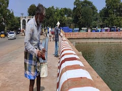 புதுப்பொலிவு பெற்று வரும் மதுரை வண்டியூர் மாரியம்மன் தெப்பக்குளம்