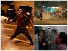 Thousands Of Protesters Flock To Streets Of Lima, Demand Prez Dina Boluarte's Resignation — IN PICS