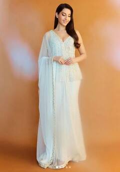 Nora Fatehi: ਆਲ ਵਾਈਟ ਲੁੱਕ 'ਚ ਨੋਰਾ ਫਤੇਹੀ ਨੇ ਦਿਖਾਇਆ ਗਲੈਮਰਸ ਅੰਦਾਜ਼