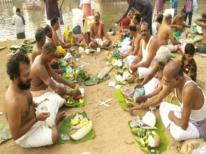 மயிலாடுதுறை மாவட்ட புண்ணிய ஸ்தலம் நீர்நிலைகளில்  தை அமாவாசை வழிபாடு