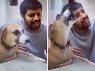 Viral Video: ਮੁੰਡੇ ਨਾਲ ਸੁਰ 'ਤੇ ਸੁਰ ਛੇੜ ਰਿਹਾ ਕੁੱਤਾ, ਟੈਲੇਂਟ ਦੇਖ ਕੇ ਲੋਕਾਂ ਨੇ ਕੀਤੀ ਐਵਾਰਡ ਮੰਗ