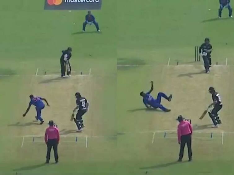 IND vs NZ 2nd ODI: hardik pandya takes one hand catch to dismiss devon conway Watch Video: ஏஏ.. எப்புட்றா..! பாய்ந்து வந்த பந்து.. தாவிப்பிடித்த ஹர்திக் பாண்டியா..! மிரண்டு போன ரசிகர்கள்