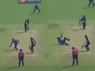 IND vs NZ 2nd ODI: hardik pandya takes one hand catch to dismiss devon conway Watch Video: ஏஏ.. எப்புட்றா..! பாய்ந்து வந்த பந்து.. தாவிப்பிடித்த ஹர்திக் பாண்டியா..! மிரண்டு போன ரசிகர்கள்