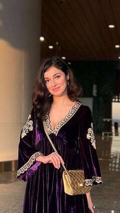 दिव्या खोसला का ये पर्पल वेलवेट सूट लुक है सबसे हट के, आप भी ऐसे कर सकती हैं स्टाइल