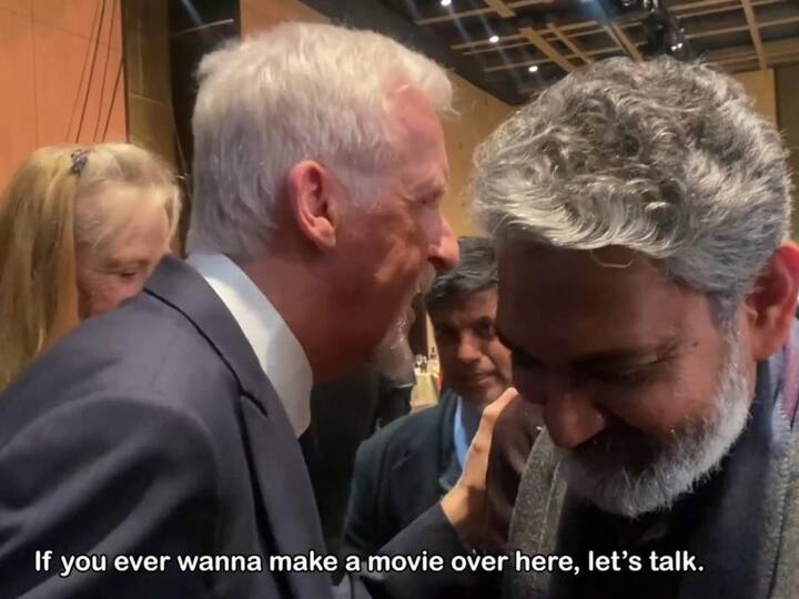 'If You Ever Want To Make A Movie Over Here, Let's Talk': James Cameron Supports SS Rajamouli's Hollywood Plans 'If You Ever Want To Make A Movie Over Here, Let's Talk': James Cameron Supports SS Rajamouli's Hollywood Plans