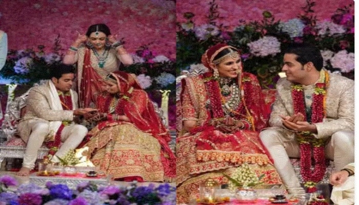 Shloka Mehta Anant Ambani Wedding Pics : ਦੇਸ਼ ਦੇ ਸਭ ਤੋਂ ਅਮੀਰ ਵਿਅਕਤੀ ਮੁਕੇਸ਼ ਅੰਬਾਨੀ ਦੇ ਪੁੱਤਰ ਆਕਾਸ਼ ਅੰਬਾਨੀ ਨੇ ਹੀਰਾ ਵਪਾਰੀ ਰਸੇਲ ਮਹਿਤਾ ਦੀ ਧੀ ਸ਼ਲੋਕਾ ਮਹਿਤਾ ਨਾਲ ਵਿਆਹ ਕਰਵਾ ਲਿਆ ਹੈ।