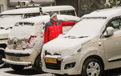 Snowfall : हिमाचल प्रदेशात जोरदार बर्फवृष्टी, पुढील सहा दिवसात थंडी आणखी वाढणार