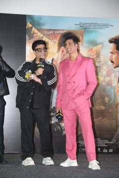 Selfiee Trailer लॉन्च पर पिंक सूट में पहुंचे Akshay Kumar तो ब्लैक लुक में छाए Emran Hashmi, देखें फोटोज