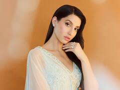 Photo : नोरा फतेहीचे ब्लॉसम सूट मधील फोटो पाहिले काय?