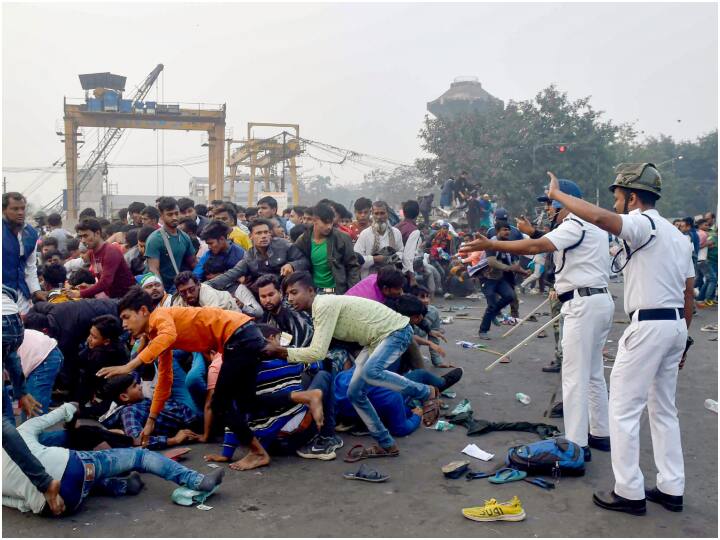 Kolkata Police lathicharged ISF protesters many injured 100 people including MLA arrested Kolkata: ISF प्रदर्शनकारियों पर पुलिस ने किया लाठीचार्ज, कई घायल, विधायक सहित 100 लोग गिरफ्तार