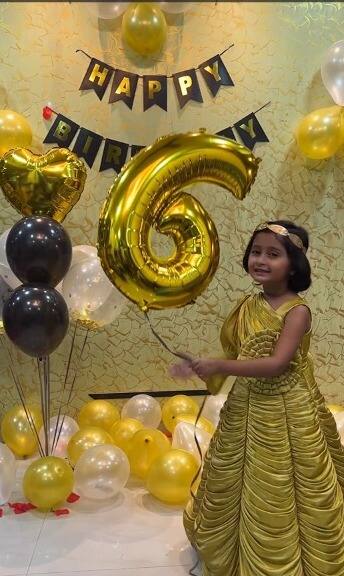 मायरा आज तिचा सहावा वाढदिवस धुमधडाक्यात साजरा करणार आहे.