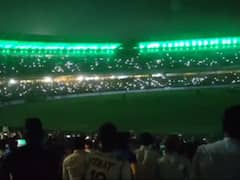 IND vs NZ: Fans Sing 'Vande Mataram' Amid Dazzling Laser Show In Raipur. WATCH