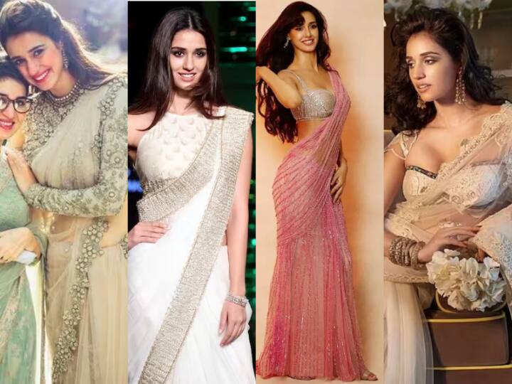 Disha Patani has no break not only in bikini but also in saree, she shoots arrows at hearts with simplicity