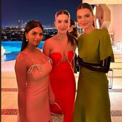 BFFs Suhana Khan And Shanaya Kapoor Attend Event In Dubai With Kendall Jenner | PICS