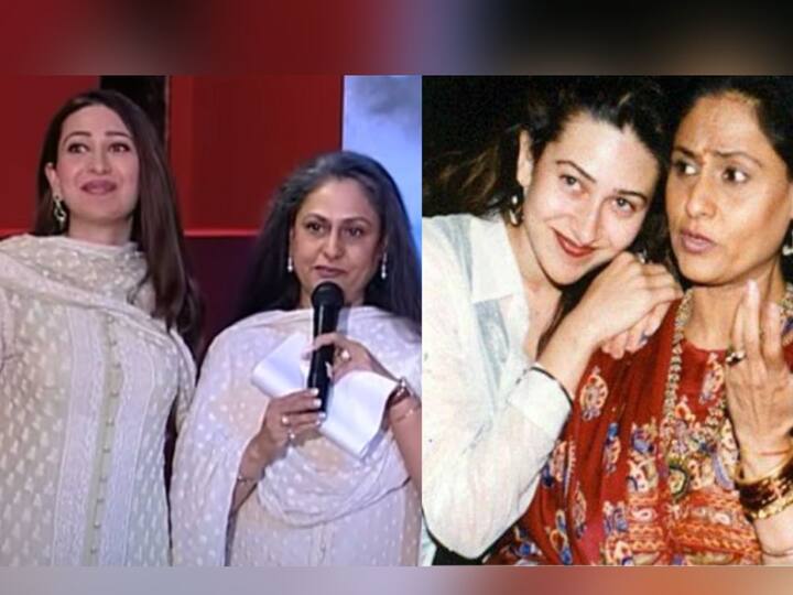 jaya bachchan introduced her as bahu welcome my to be daughter in law karisma kapoor and  abhishek bachchan karisma kapoor viral video Aishwarya Rai Bachchan: ...जेव्हा जया बच्चन करिश्मा कपूरला म्हणाल्या होत्या, 'ही माझी होणारी सून'; पाहा व्हिडीओ