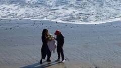 Priyanka Chopra:কোলে মেয়ে, স্বামীর সঙ্গে সৈকতে প্রিয়াঙ্কা!