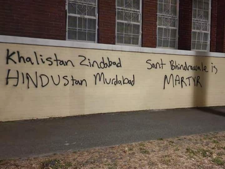 Third Hindu Temple Defaced In Australia With 'Hindustan Murdabad', 'Khalistan Zindabad' Slogans Third Hindu Temple Defaced In Australia With 'Hindustan Murdabad', 'Khalistan Zindabad' Slogans