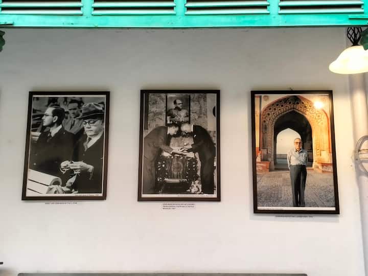 Photographs of Netaji Subhas Chandra Bose, Sisir Kumar Bose and others adorn the walls of the place.