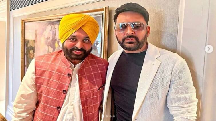 comedian kapil sharma meets punjab cm bhagwant mann shares photos on social media Kapil Sharma: ਕਪਿਲ ਸ਼ਰਮਾ ਨੇ ਸੀਐਮ ਭਗਵੰਤ ਮਾਨ ਨਾਲ ਕੀਤੀ ਮੁਲਾਕਾਤ, ਤਸਵੀਰ ਸ਼ੇਅਰ ਕਰ ਕਹੀ ਇਹ ਗੱਲ