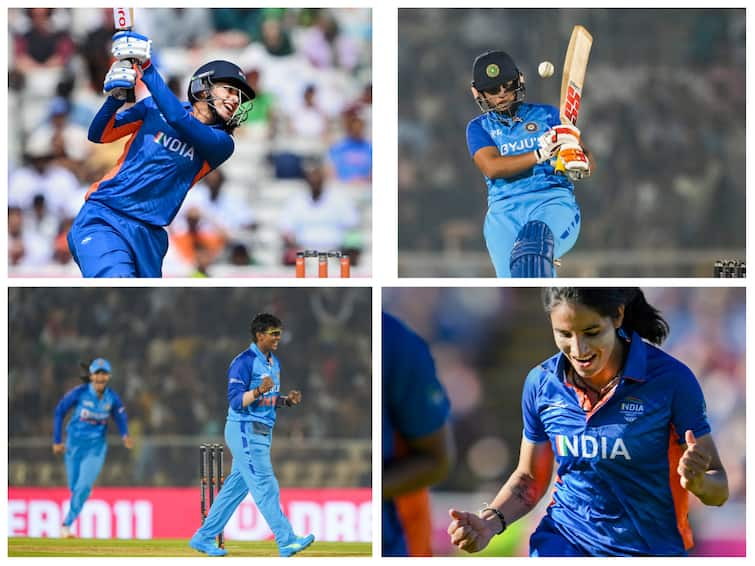 ICC Womens T20I Team of the Year 2022 Announced India Smriti Mandhana Richa Ghosh Deepti Sharma Renuka Singh ICC Womens T20I Team: 2022ம் ஆண்டுக்கான சிறந்த டி20 மகளிர் அணி - இந்திய வீராங்கனைகள் யார்? யார்?