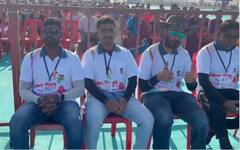 International Kite Festival : बेळगावात आंतरराष्ट्रीय पतंग महोत्सव, विविध प्रकारच्या पतंगानी आकाश सजलं