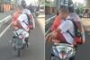 Viral Video: ਬੇਟੇ ਨੂੰ ਸਕੂਟੀ 'ਤੇ ਸਕੂਲ ਲੈ ਕੇ ਜਾਂਦੀ ਨਜ਼ਰ ਆਈ ਮਾਂ, ਬੱਚੇ ਦੇ ਅੰਦਾਜ਼ ਨੇ ਜਿੱਤ ਲਿਆ ਦਿਲ