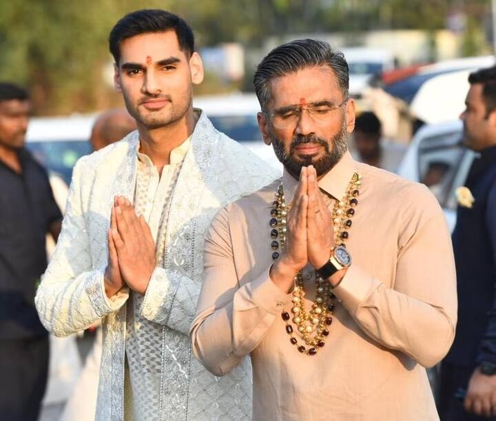 Athiya shetty-KL Rahul Wedding Photos : સુનીલ શેટ્ટીની દીકરી આથિયા શેટ્ટી અને ક્રિકેટર કેએલ રાહુલ આજે લગ્નના બંધનમાં બંધાવા જઈ રહ્યા છે.