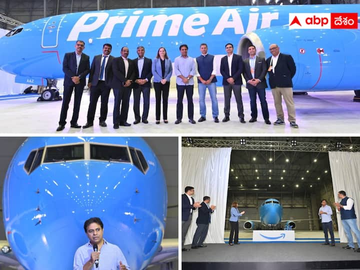 KTR launched Amazon Prime Air service in Hyderabad. Amazon Prime Air :  అమెరికా, యూరప్ తర్వాత హైదరాబాద్‌లోనే - అమెజాన్ ప్రైమ్ ఎయిర్ ప్రారంభించిన కేటీఆర్ !